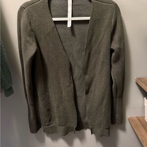 Lululemon Athletica Dark Green Women's Cardigan long